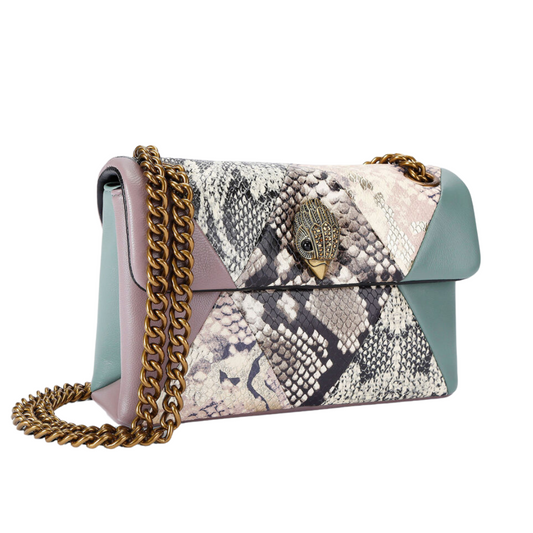 Bolsa Shoulder Mini Kesington en piel con animalskin Mujer
