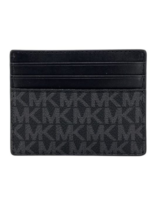 Tarjetero Michael Kors color Negro Jet Set Travel