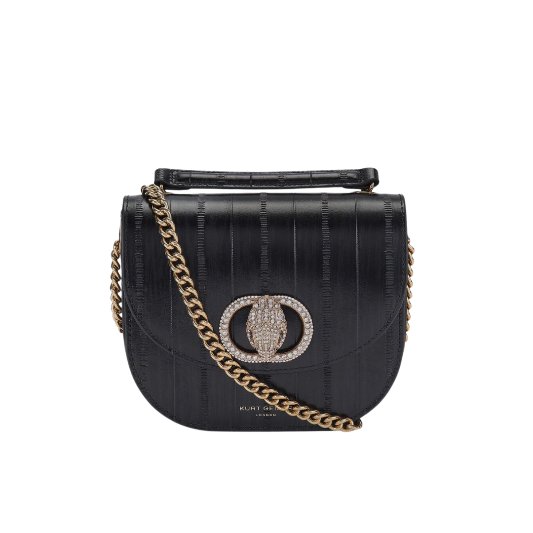Bolsa Crossbody con logotipo en piel