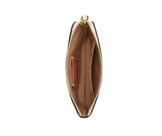 coach x peanuts corner zip wristlet