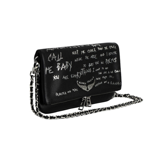 Bolsa Crossbody Rock Graffiti en Piel Mujer