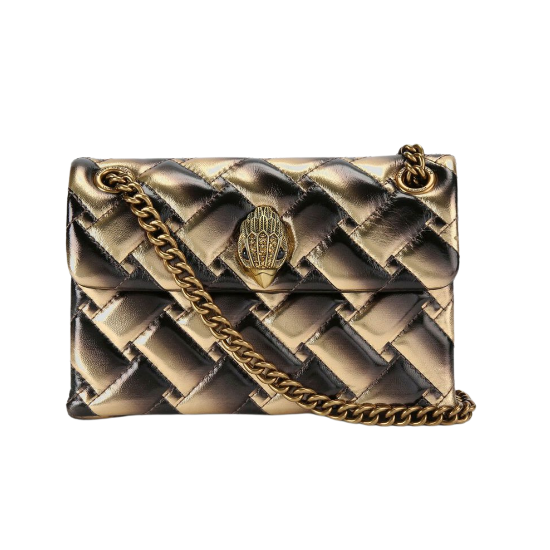 Bolsa Mini Shoulder en piel capitonada