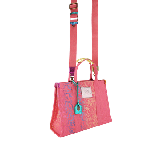 Bolsa tote Southbank rosa estampada Mujer
