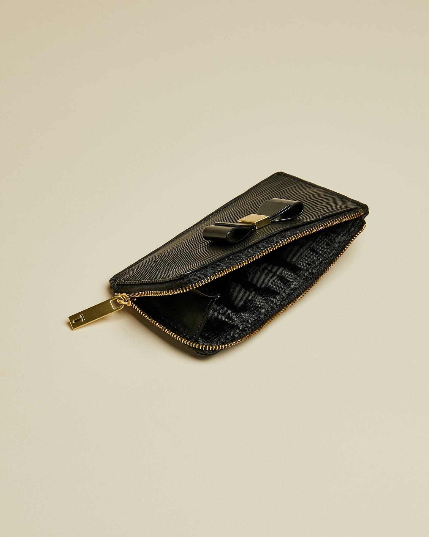 Briell Leather Zip Card Holder