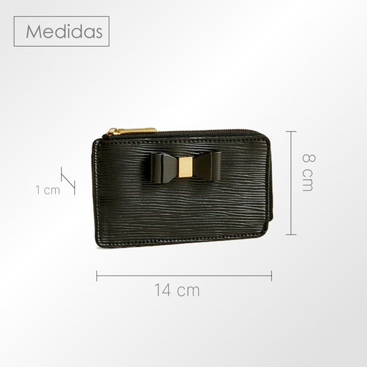 Briell Leather Zip Card Holder