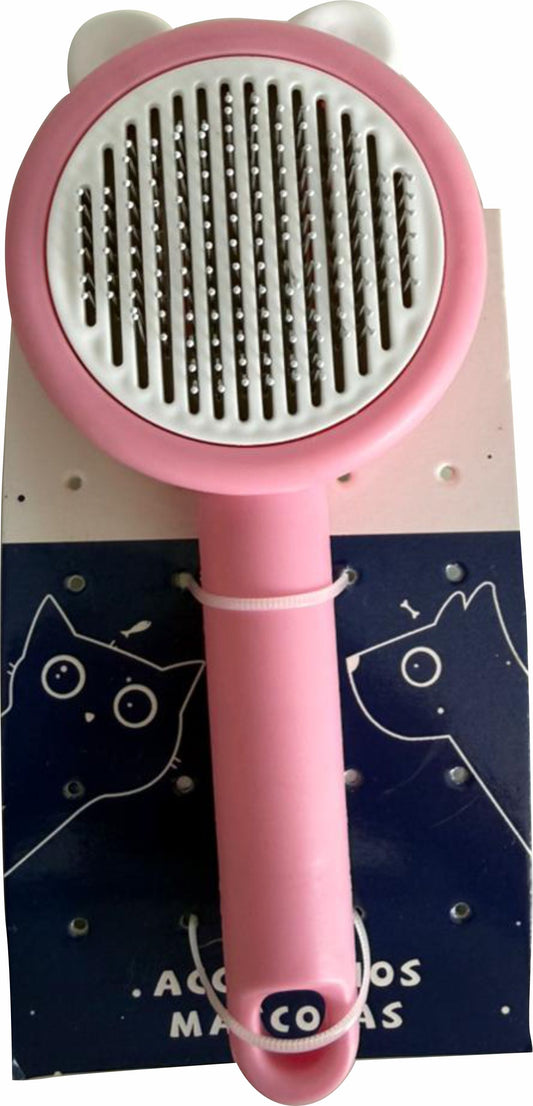 Peine de aseo rosa para gatos y perros Celtok
