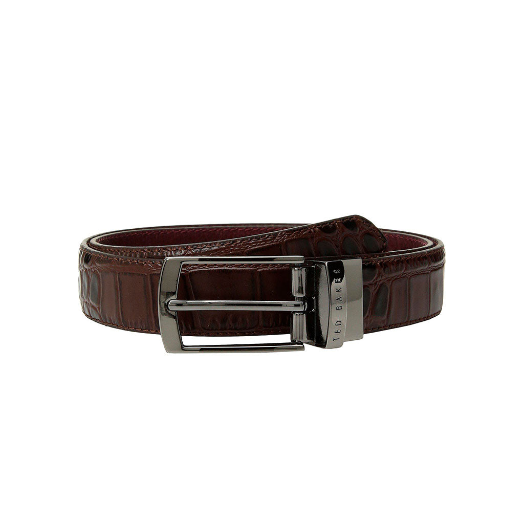 Mens Leather Reversible Belt