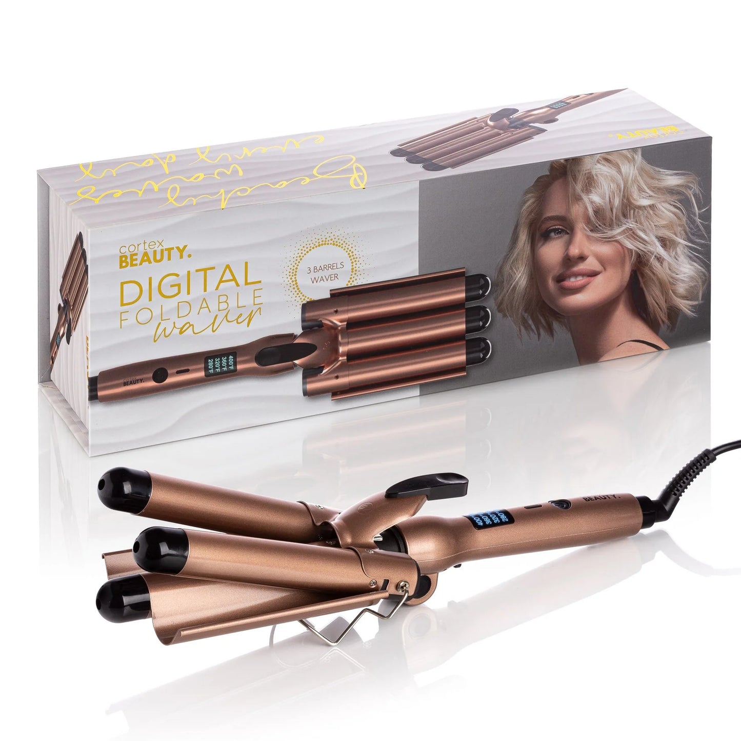 Generador de ondas digital | Ondulador de tres barriles plegable de 1"