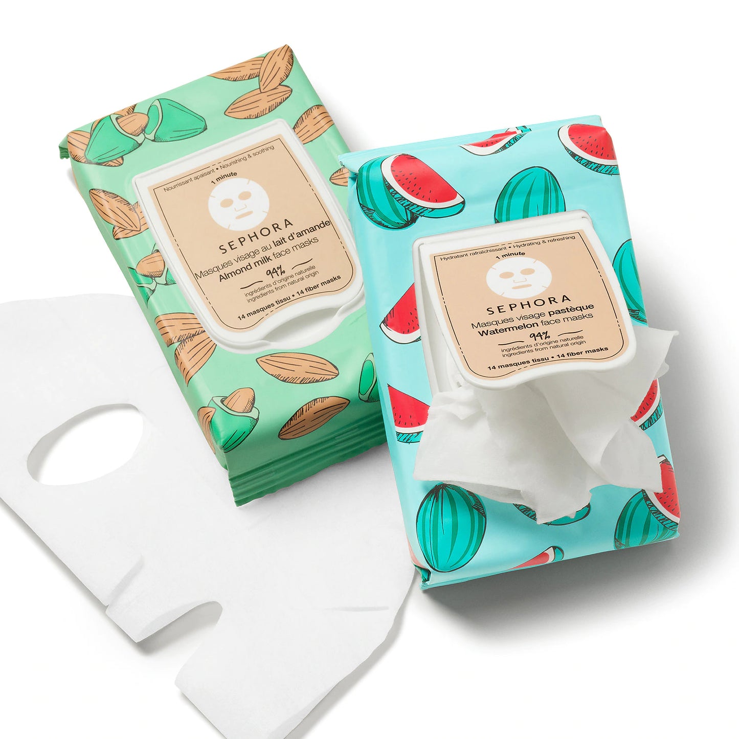 mascarilla de sandia y de almendra sephora