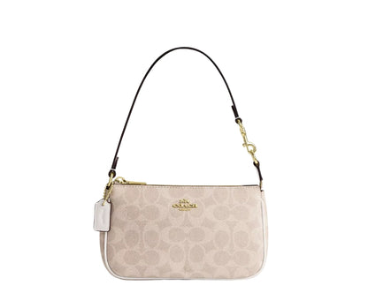 laurel small shoulder bag in signature canvas