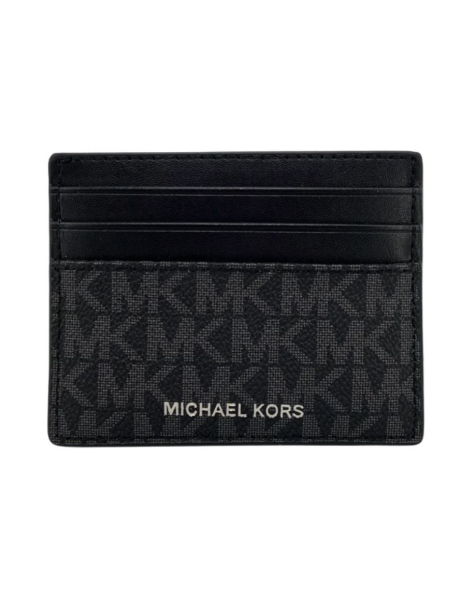Tarjetero Michael Kors color Negro Jet Set Travel
