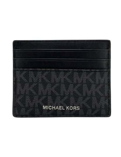 Tarjetero Michael Kors color Negro Jet Set Travel