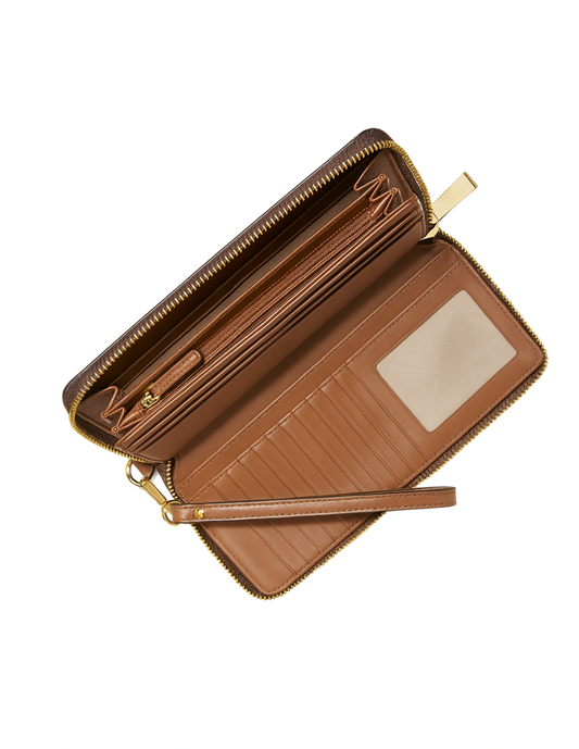 Cartera Michael Kors Zip Wristlet Café