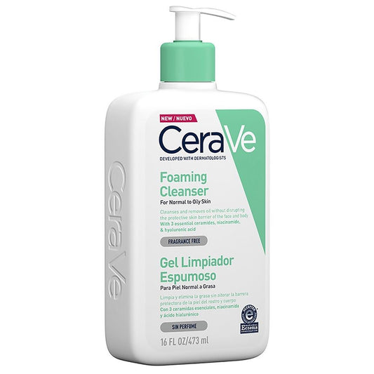 Cerave Gel Limpiador Espumoso 16Oz / 473Ml