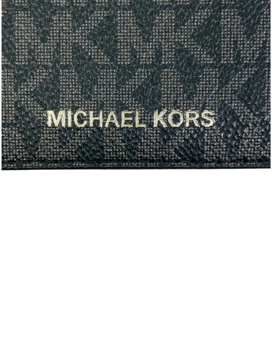 Tarjetero Michael Kors color Negro Jet Set Travel