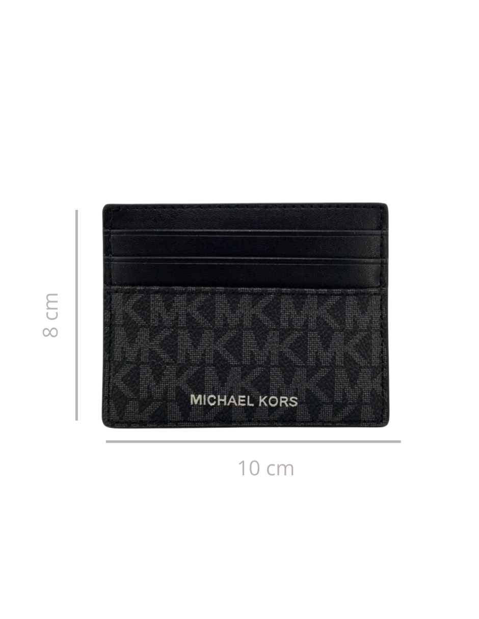 Tarjetero Michael Kors color Negro Jet Set Travel