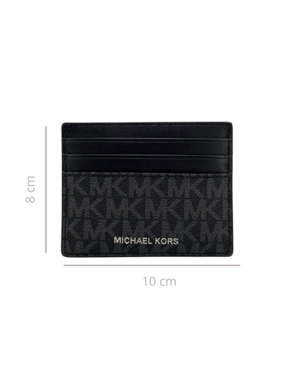Tarjetero Michael Kors color Negro Jet Set Travel