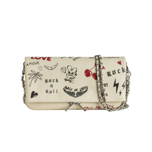 Bolsa Crossbody Rock Love Tag en Piel Mujer