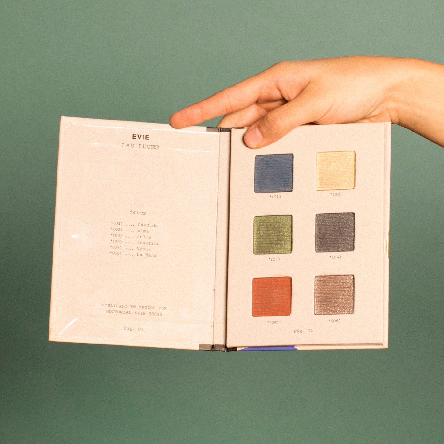 Paleta de sombras EVIE