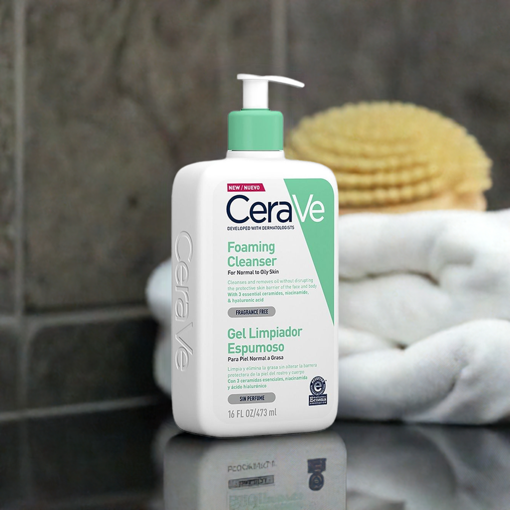 Cerave Gel Limpiador Espumoso 16Oz / 473Ml