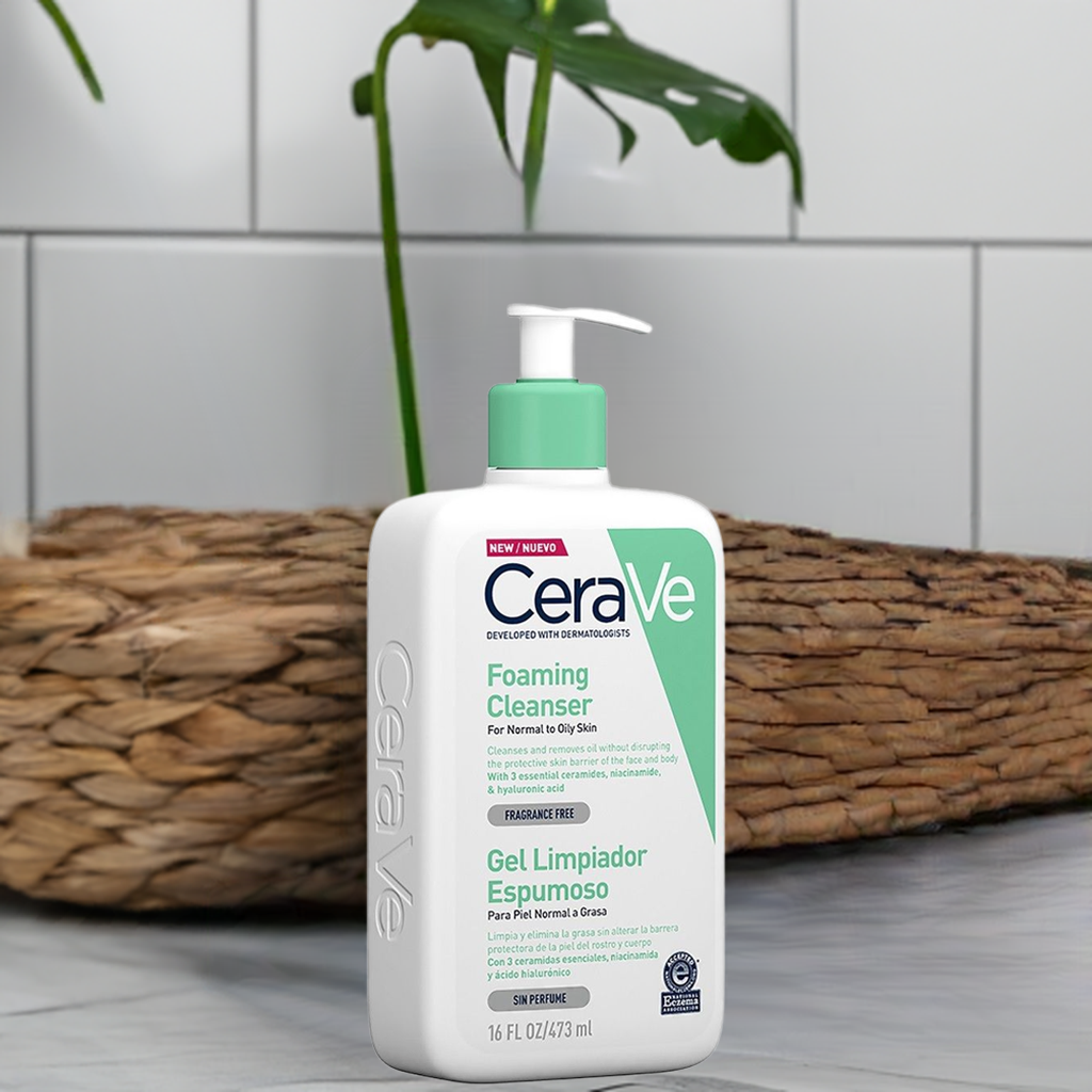 Cerave Gel Limpiador Espumoso 16Oz / 473Ml